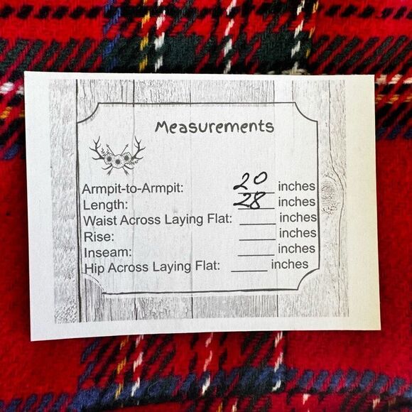 English Factory Tartan Plaid Long Sleeve Single Button Blazer Red Women's SZ S - Picture 12 of 13